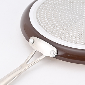 Sartén para Crepas Antiadherente de Cerámica Anodizada Dura, 30 Centímetros, con Mango de Acero Inoxidable, Apta para Horno - Product Image 4