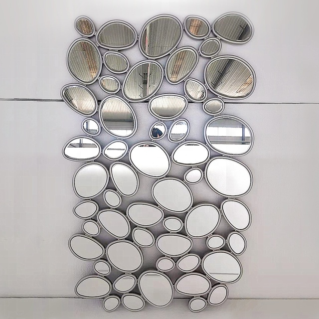 Customized Silver Mirror Home Wall Decorative Mirror for Living Room