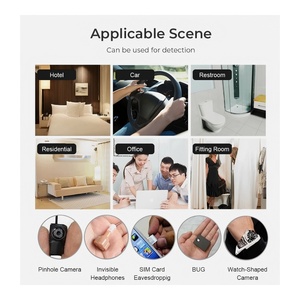 Détecteur de signal RF professionnel, détecteur de micros espions sans fil multibandes, scanner audio haute sensibilité - Product Image 5