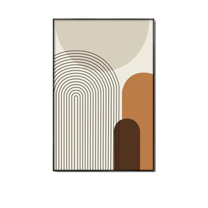 <strong>Classic</strong> Wooden Framed Wall Art Set Customized <strong>Design</strong> with Canvas Abstract <strong>Pattern</strong> Support for <strong>Decoration</strong> and Hanging - Product Image 5