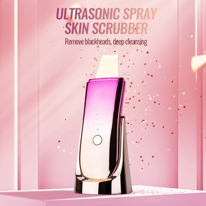 Best Seller Beauty Wireless Rechargeable Ultrasonic Skin <b>Scrubber</b> Spatula for <b>Face</b> & Nose Exfoliation Home Use US Plug - Product Image 2