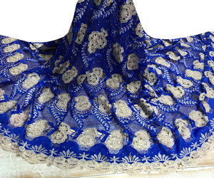 Tissu africain en dentelle Guipure de haute qualité pour femmes, robe nigériane, 5 Yards, <span class=keywords><strong>nouvelle</strong></span> collection ankara - Product Image 3