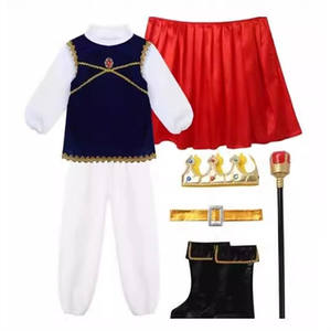 <span class=keywords><strong>Petit</strong></span> <span class=keywords><strong>Prince</strong></span> enfants Costume ensemble pour garçons Royal <span class=keywords><strong>Prince</strong></span> roi Cape tenue accessoire pour Halloween fête Cosplay vêtements enfants - Product Image 4
