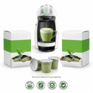 Capsules de thé vert Matcha Goma Premium K Cup, qualité cérémonielle, édition barista - Product Image 1