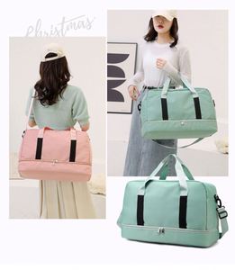 Large Capacity Waterproof Dry Wet Separation Yoga <b>Bag</b> Sports <b>Bag</b> Independent <b>Shoe</b> <b>Compartment</b> Sport <b>Bag</b> - Product Image 6