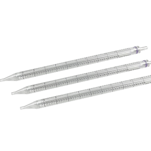 Pipette à sérum STEEMA 1/2/5/10mL, tube d'échantillonnage et d'aspiration de liquide en plastique stérile - Product Image 1