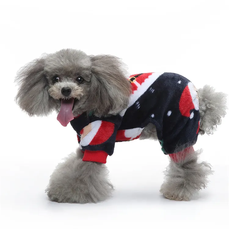 Yeni varış özel köpek pijama Pet fotoğraf pijama giysi köpek kostüm Danny noel köpek Jumper