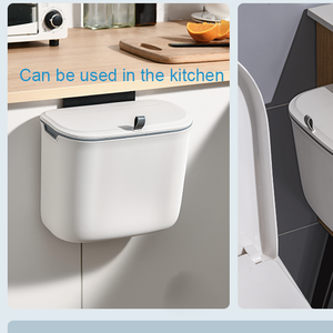 Xing You <span class=keywords><strong>Poubelle</strong></span> <span class=keywords><strong>murale</strong></span> en plastique pour la cuisine à domicile avec design simple et couvercle pour <span class=keywords><strong>poubelle</strong></span> <span class=keywords><strong>de</strong></span> <span class=keywords><strong>salle</strong></span> <span class=keywords><strong>de</strong></span> <span class=keywords><strong>bain</strong></span> - Product Image 4
