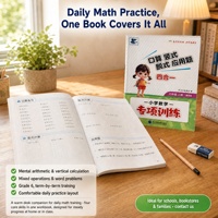 Libros de Ejercicios Personalizados de Tapa Blanda con Encuadernación Perfecta, Impresión de Libros de Ejercicios de Matemáticas para el Extranjero