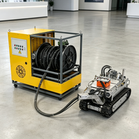 Robot d'élimination des boues avec évitement d'obstacles adaptatif pour la géométrie de canalisations non standard