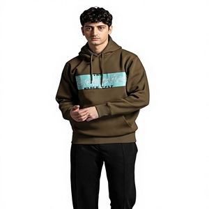 Toronto Maple Leaf Quarter-<b>Zip</b> <b>Hooded</b> Sweatshirt Brown Cotton Fleece Anti-Shrink Print Front Pocket Casual Autumn Wear Regular - Product Image 6