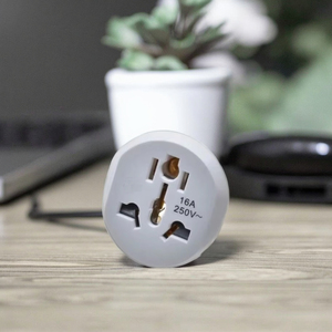 Đức tiêu chuẩn 2 Pin EU để UK Travel Adapter Outlet đa-cắm chuyển đổi với 16A Đồng ổ cắm cắm với NFC loại - Product Image 1