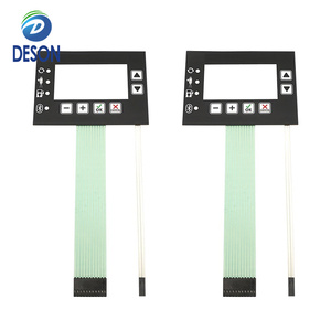 Interrupteur à membrane de <span class=keywords><strong>circuit</strong></span> PET à bouton gaufré pour panneau d'impression plat flexible Deson OEM pour PC avec Led - Product Image 3