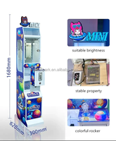 Игровой автомат-кран с монетоприемником Mega с купюроприемником, разноцветный, для игрушек, для торговых центров и развлекательных зон