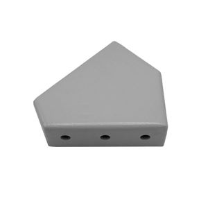 Q235 Metalen Plaat Zilver Spuiten 120-45 Hoek Connector Beugels Buisfittingen - Product Image 5