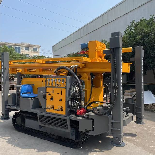 260m/360m/460m/560m Hydraulic Crawler Type Borehole Water Well Drilling Machine Rig Mine Drilling Rig Drill Engine Diesel
