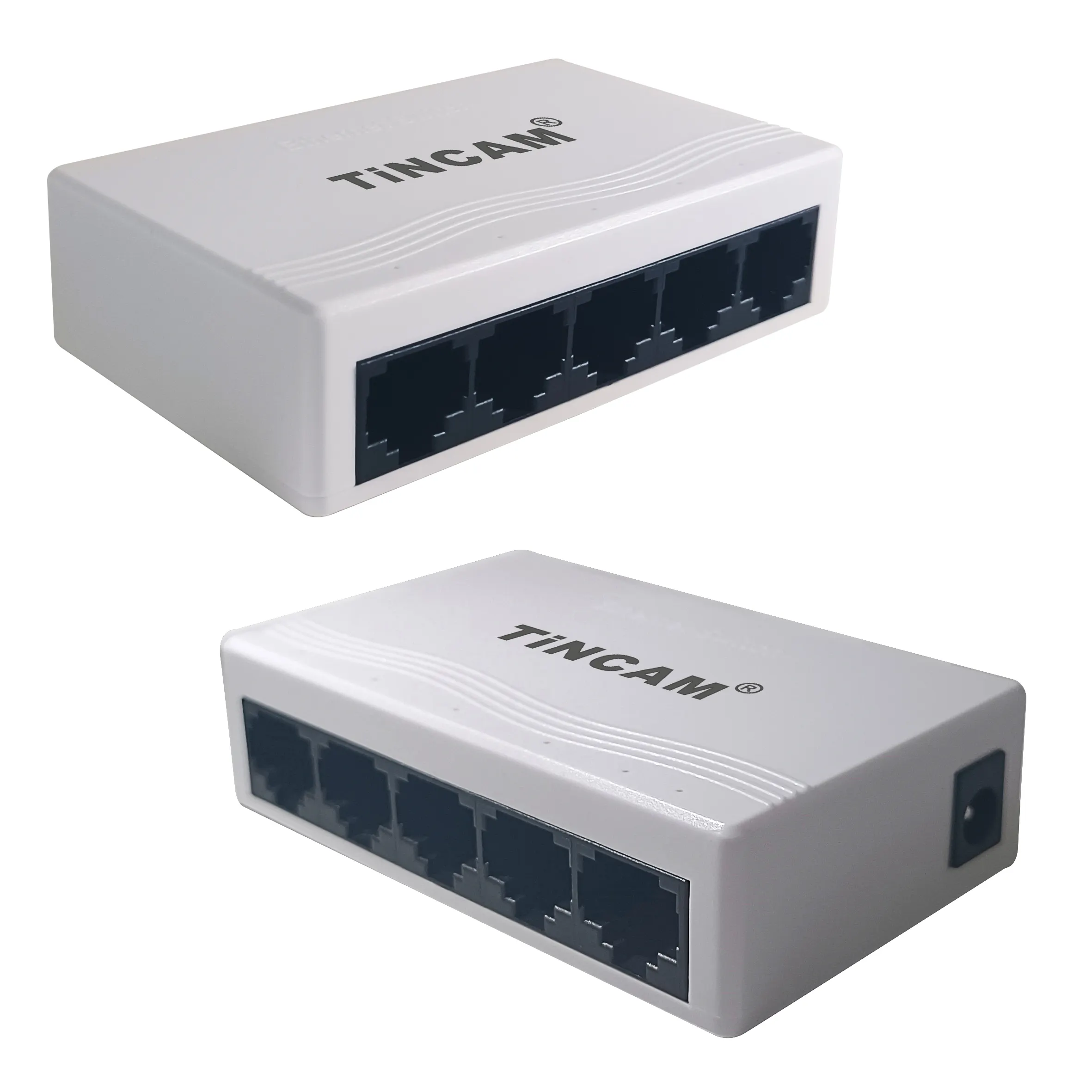 TINCAM 5 porta interruttore di rete 10/100Mbps adattatore interruttore Ethernet veloce RJ45 Ethernet Switcher LAN Switching Hub fornitura fabbrica OEM