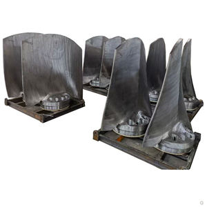 Enorme fundición Hydro Power Turbine <span class=keywords><strong>Runner</strong></span> Vanes Cuchillas de turbina - Product Image 1