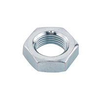3/4-16 tangan kanan baja karbon kualitas tinggi mur Jam Hex berlapis seng perak