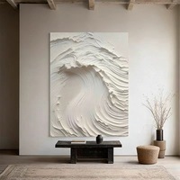 Peinture à l'huile faite à la main sur toile, style crème français, technique impasto, écologique, imperméable, taille personnalisable, grande taille, vente en gros