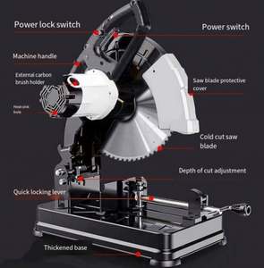 Sierra de Corte Multifuncional de Metal de 3.5Kw para Barras de Acero, Aluminio, Cobre y Cables - Product Image 2
