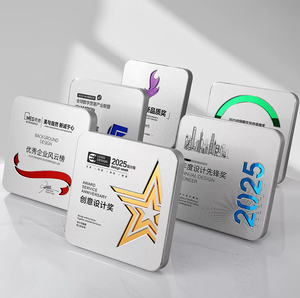 Placas de Prêmio Personalizadas com Cores e Logotipo Impressos, Design Durável e Gravado, Tecnologia de Impressão UV, Presentes de Boas-Vindas - Product Image 2