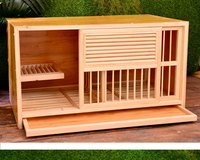 Cage à pigeons et nichoir en fil de fer moderne et écologique pour l'élevage des pigeons