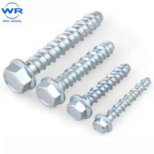 Kit de vis autotaraudeuses - Vis d'ancrage hexagonales pour béton et clous d'expansion M6/M8 - Kit de vis autotaraudeuses - Product Image 1