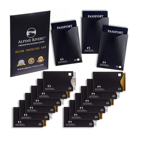 ID Titular de la tarjeta de crédito Funda protectora de la tarjeta Anti Scan RFID Fundas de bloqueo de tarjetas ATM Anti Skimming - Product Image 4