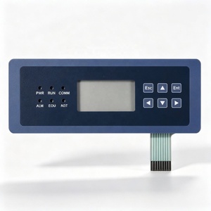 Clavier à membrane rond personnalisé OEM, panneau de commande Xati Psi Bar Mpa, fenêtre d'affichage, étiquette industrielle adhésive PC PET - Product Image 4