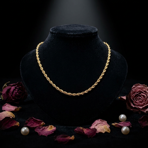 Collar Cristiano Ajustable de Acero Inoxidable Chapado en Oro para Hombre y Mujer, Diseño Moderno y Elegante de TopGems - Product Image 6