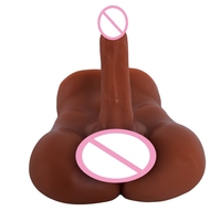 Dildo Realista de Gran Tamaño Culo Enorme de Medio Cuerpo Muñecas Sexuales Masturbación Femenina Orgasmo Vaginal Juguetes Sexuales para Mujer Gay Masaje Anal