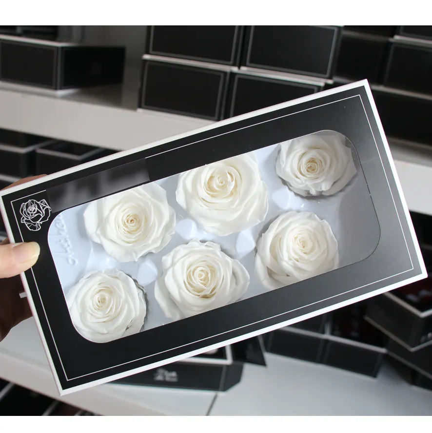 New design perfect preserved rose real preserved roses 5-6cm art house preserved roses