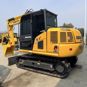 Excavadora Usada Komatsu PC70 de 7 Toneladas, Motor de Alta Eficiencia, Potencia Hidráulica Fuerte, Excelente Estado para Excavación, Bomba de Caja de Cambios CE - Product Image 1