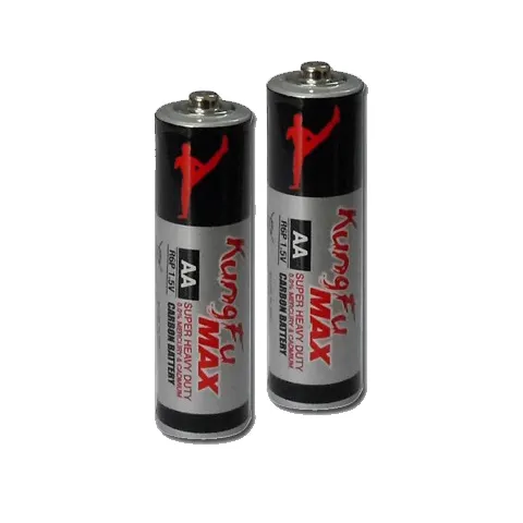 AA R6P 1.5V batterie al carbonio zinco Non ricaricabile doppia una batteria per torcia