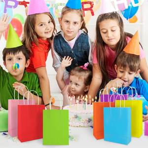 Bolsas de Papel Kraft Marrón de Lujo con su Propio Logotipo, Empaque de Papel Artesanal Personalizado de Alta Calidad para Pasteles, Impresión Flexográfica Reciclada - Product Image 5