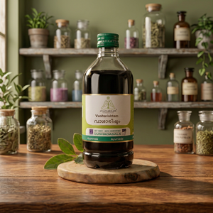 Aceite Ayurvédico Herbal Chamakkatt Vasharishtam con Certificación ISO, 450 ml, Producto para el Cuidado de la Salud, Antioxidante y Refuerzo del Sistema Inmunitario - Product Image 2