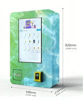 Mini distributeur automatique mural personnalisé avec lecteur de carte pour table de rue