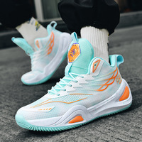 Chaussures de sport pour homme Couplet, bottes de combat de basketball, tige en cuir, imperméables, respirantes, tendance sport et loisirs 2025, vente en gros