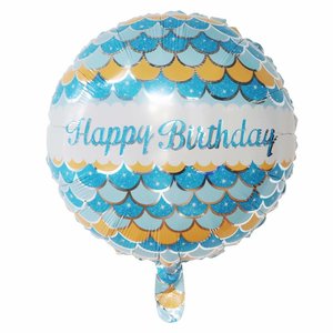 Globo de aluminio sónico redondo para niños, juguete de feliz cumpleaños, 18 pulgadas, nuevo diseño - Product Image 6