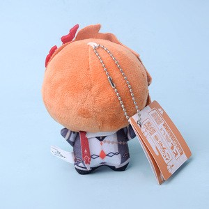 HY Nouveaux Pendentifs en Peluche <span class=keywords><strong>Genshin</strong></span> Impact : <span class=keywords><strong>Tartaglia</strong></span>, Zhongli, Albedo, Ganyu, Fischl, Traveler - Mini Porte-clés et Cadeaux pour Sac à Dos - Product Image 3