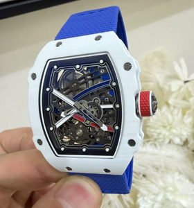 Reloj de Cuarzo Ultrafino y Ultraligero de Alta Gama 2026, Reloj de Pulsera con Diseño de Fibra de Carbono en Forma de Tonneau, Cristal de Zafiro, Correa de Nailon - Product Image 5