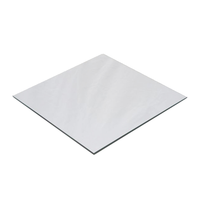 Plateau de bougie miroir carré/rond pour centre de table de mariage