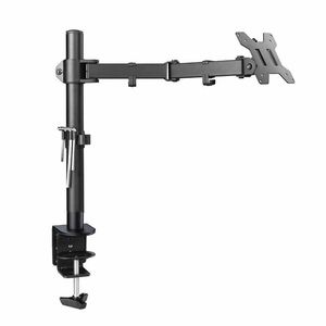 Dual LCD Monitor Laptop Stand Full Motion Gas Spring <b>Desk</b> Clamp Aluminum Steel Monitor Arm for <b>Computer</b> Dual Monitor Laptop - Product Image 1