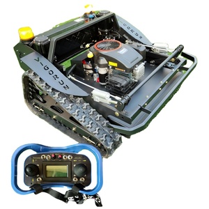 Falciatrice Semovente per Manutenzione Vegetazione Stradale 48V, Larghezza di Taglio 800mm, Certificazione CE, VTLM800, Telecomandata, Cingolata per Uso Industriale - Product Image 1