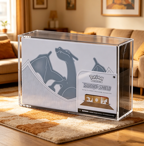 Étui de présentation magnétique en acrylique anti-jaunissement UV pour Pokémon TCG Charizard UPC Ultra-Premium Collection Haute Transparence - Product Image 3