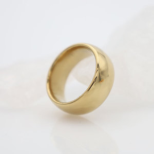 Classic Drum Shape Mirror Finish Stainless Steel <b>Ring</b> For Women Wedding Jewelry - Product Image 4