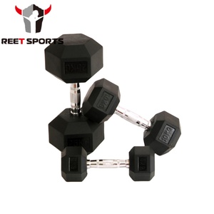 Bán buôn Hex cao su tráng quả tạ tập thể dục trọng lượng cho nhà tập thể dục trong pounds - Product Image 2