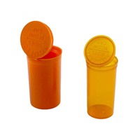 Flacons et tubes en plastique PP sécurisés pour enfants avec bouchon à pression et couvercle à clapet – Hermétiques et anti-odeurs pour le stockage de bonbons et de chocolat