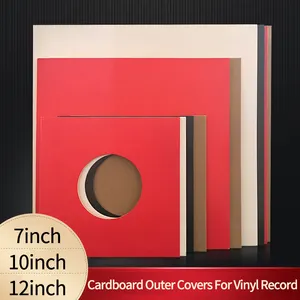 Cardboard Record Sleeves Custom Hard Outer Cover Sleeves Outer Cardboard LP Record Jacket Jackets For Vinyl Records 12 Inch LP 10 Inch 7 Inch